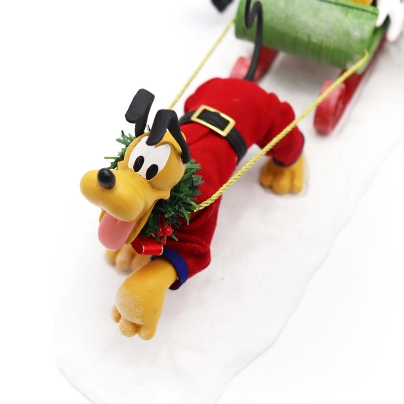 Possible Dreams Disney ミッキー&プルート サンタクロースの置物 