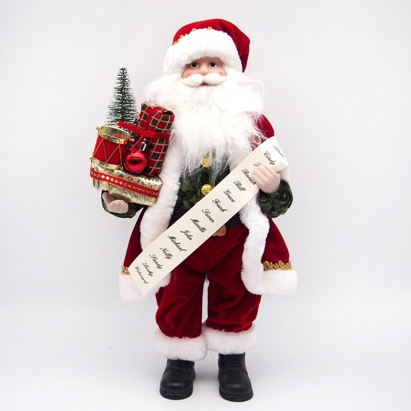 サンタクロース フィギュア 人形 （レッド） クリスマス オーナメント :77704SA:雑貨ロビン ヤフー店 - 通販 - Yahoo!ショッピング