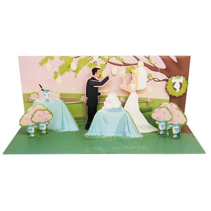Up With Paper ポップアップカード シャンパン 新郎新婦 結婚祝い グリーティングカード A030 雑貨ロビン ヤフー店 通販 Yahoo ショッピング