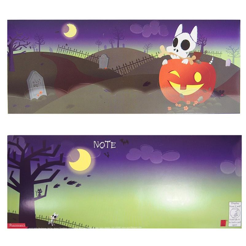 Up With Paper ポップアップカード ガイコツ墓場 ハロウィン グリーティングカード 27 雑貨ロビン ヤフー店 通販 Yahoo ショッピング