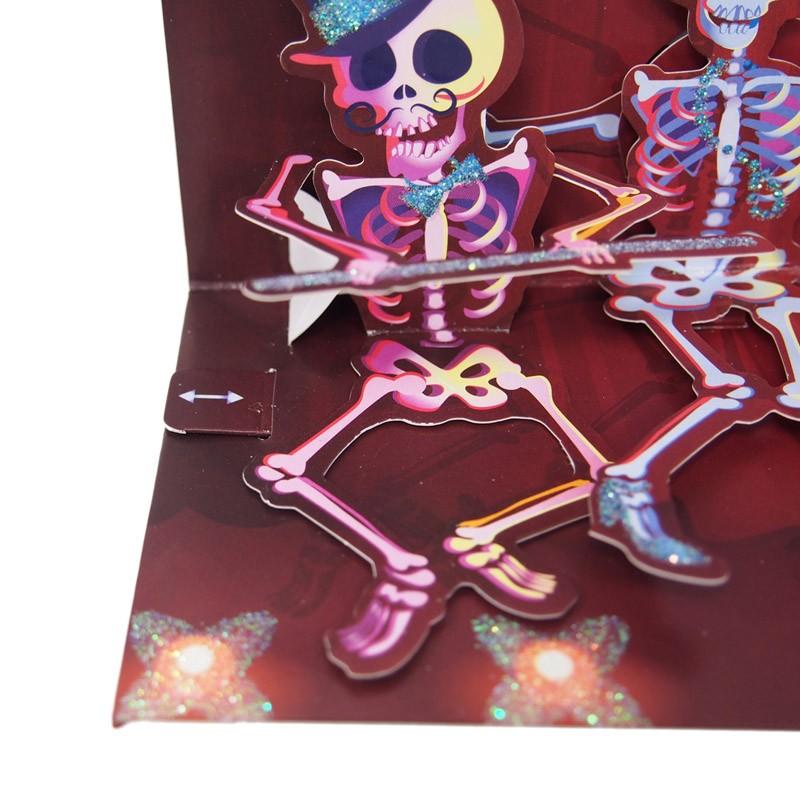 Up With Paper ポップアップカード 踊る骸骨 ハロウィン グリーティングカード 46 雑貨ロビン ヤフー店 通販 Yahoo ショッピング