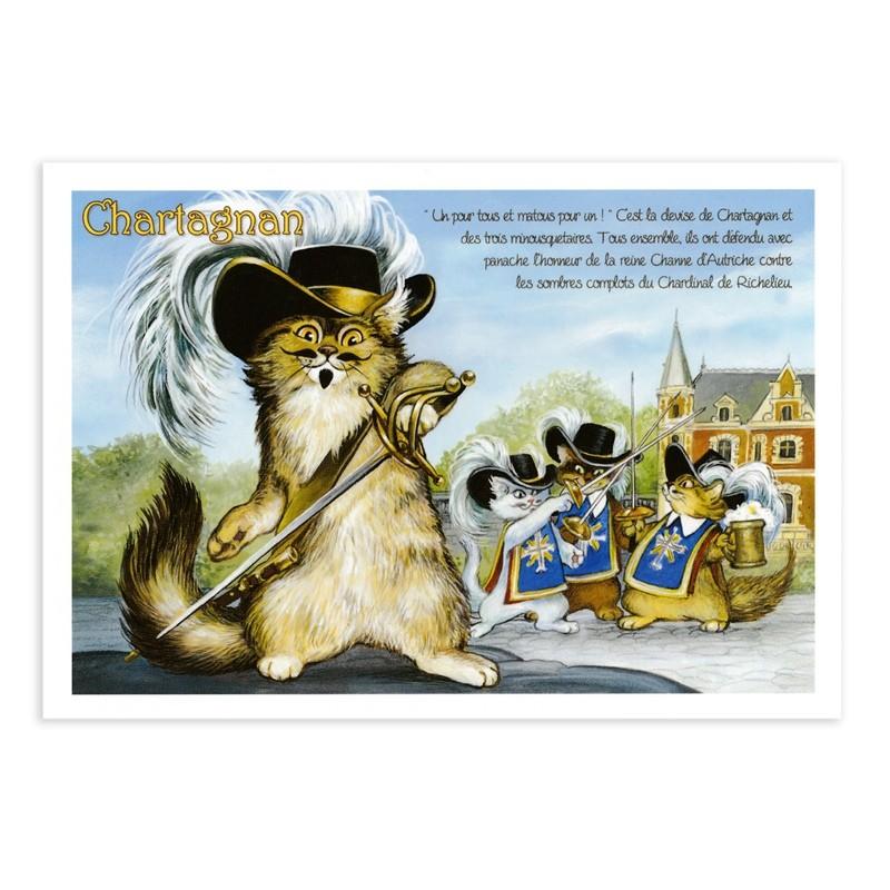 セブリーヌキャット ネコのポストカード 三銃士 Chartagnan フランス製 Cpk122 雑貨ロビン ヤフー店 通販 Yahoo ショッピング