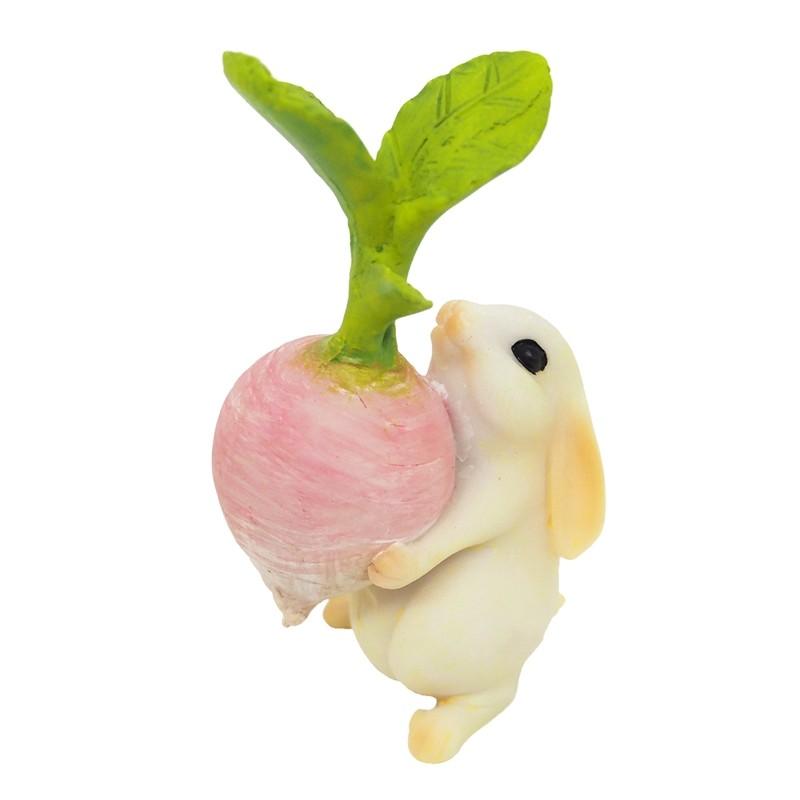 ウサギの置物 オブジェ オーナメント ミニチュア ラディッシュ ガーデンマスコット Edc1530 雑貨ロビン ヤフー店 通販 Yahoo ショッピング