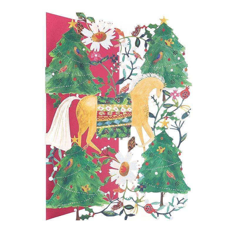 ロジャーラボード クリスマスカード Lサイズ ユニコーン クリスマスツリー レーザーカット Gcx927 雑貨ロビン ヤフー店 通販 Yahoo ショッピング