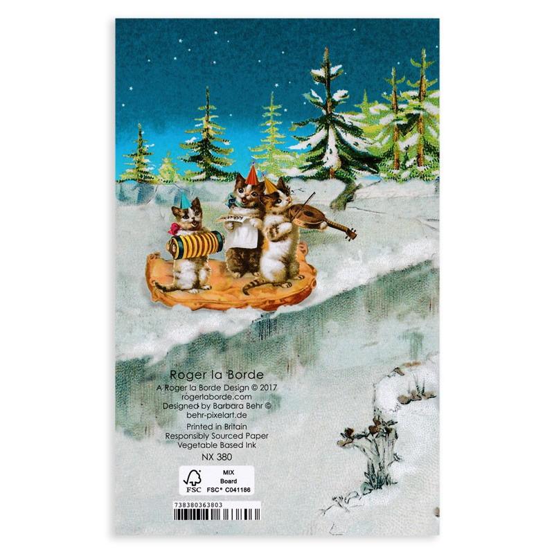 ロジャーラボード クリスマスカード Sサイズ クリスマスツリーとネコの音楽会 グリーティングカード Nsx380 雑貨ロビン ヤフー店 通販 Yahoo ショッピング