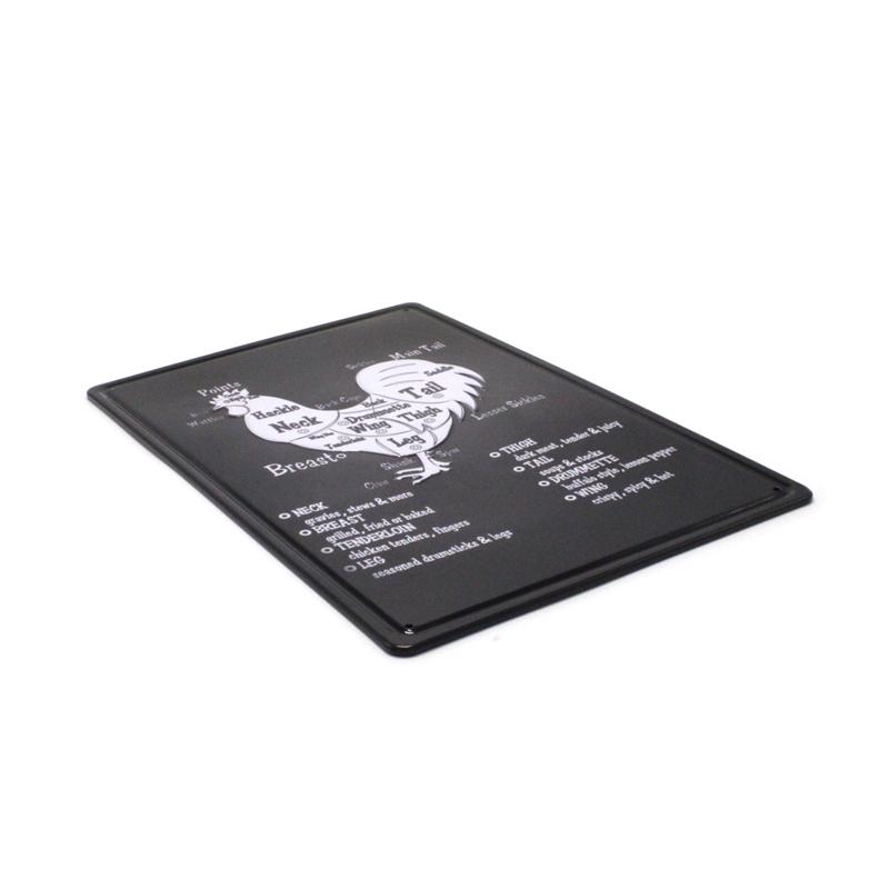 アンティークメタルプレート S [CHIKEN PART] : 雑貨ロビン ヤフー店