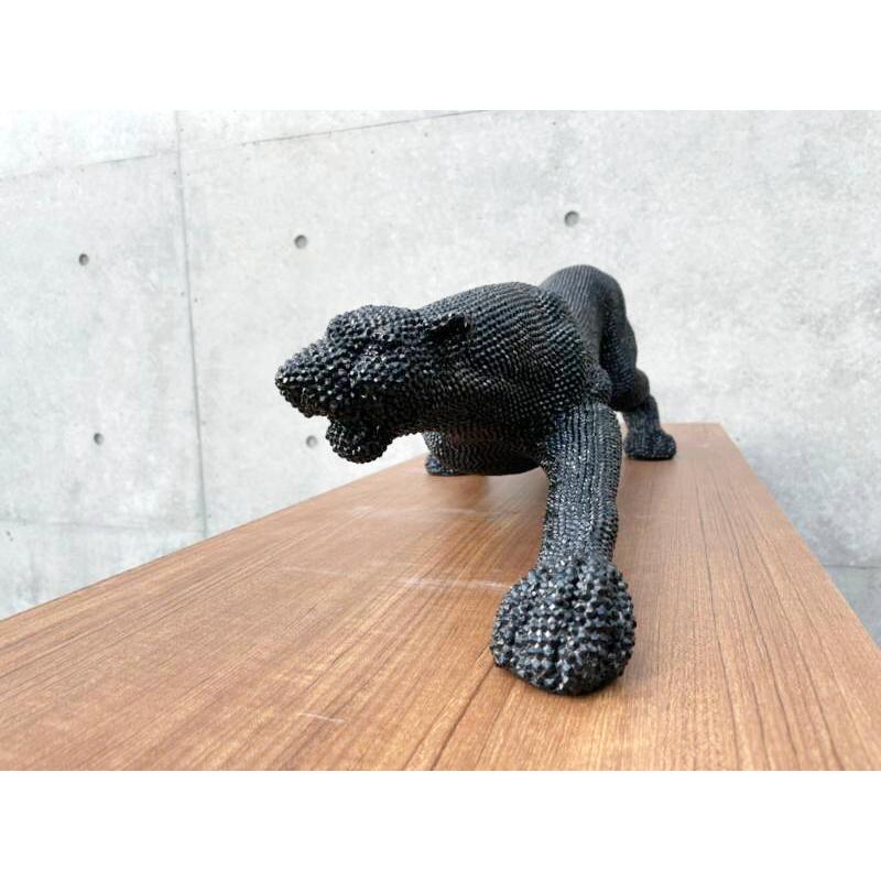 ブラックジャガー アート オブジェ インテリア おしゃれ 店舗 大型