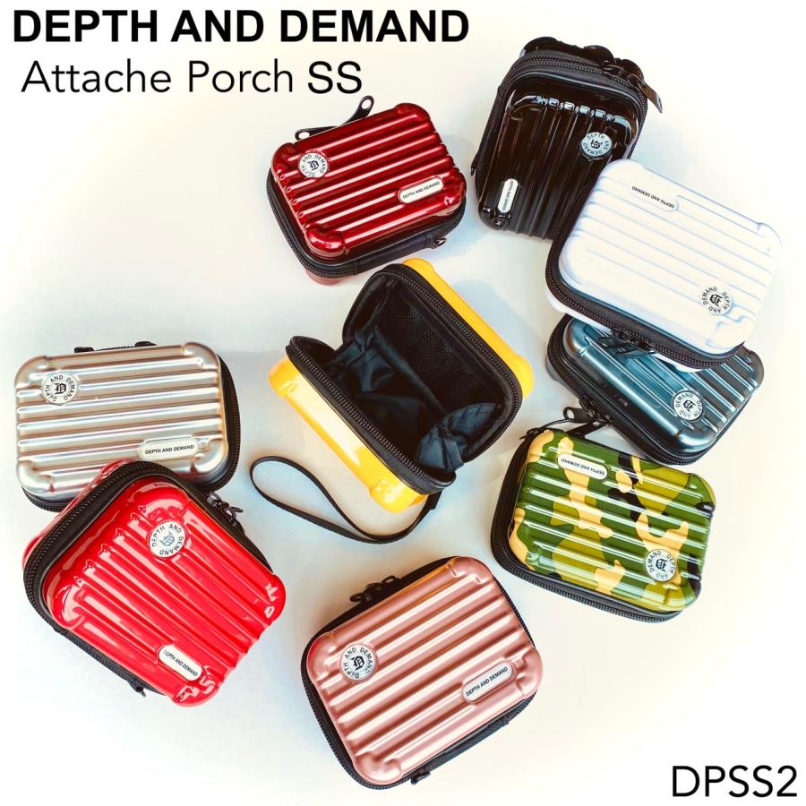 DEPTH AND DEMAND スーツケース型 ポーチ 小物入れ 小さめ