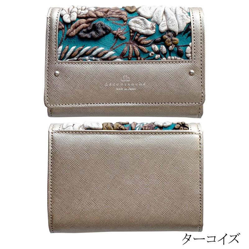 デコブランシェ レディース 財布 2つ折り L字ファスナー ブランド