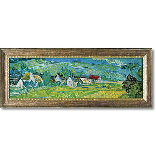 最先端 絵画 有名 インテリア ゴッホ オーヴェールの美しい草原 壁掛け おしゃれ 額入り 名画 アート 新築祝い プレゼント 開店祝い 魅了 Www Thedailyspud Com