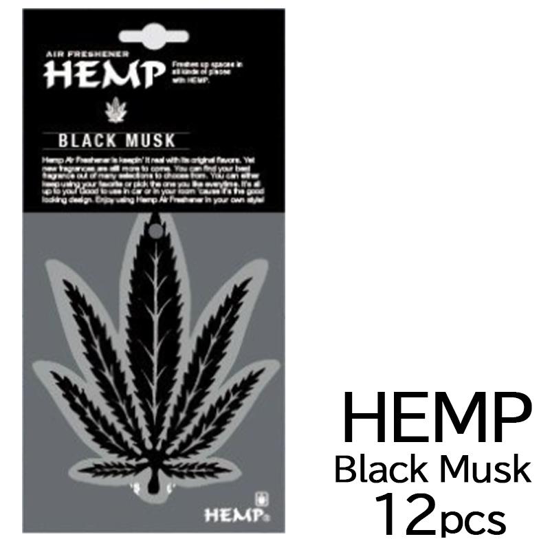 Hemp ヘンプ ブラックムスク 吊り下げタイプ 12枚セット エア フレッシュナー 車 芳香剤 部屋 トイレ ペーパー アロマ 雑貨 Black Musk Hemp Blackmusk 12p インポート卸雑貨 Zakkart Yahoo店 通販 Yahoo ショッピング