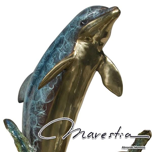 ブラス Marestia マレスティア イルカとウミガメ(ドルフィン/タートル