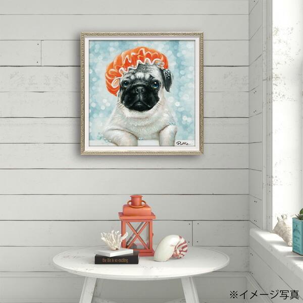 絵画 額入り オイルペイント 「カラーリング中(Sサイズ)」 プレゼント