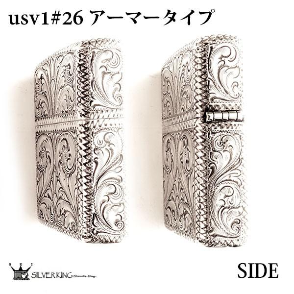 ZIPPO（ジッポー） シルバーキング 純銀アーマー ジッポーライター