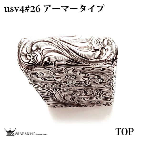ZIPPO Zippo 純銀アーマー ジッポー ライター Silver King