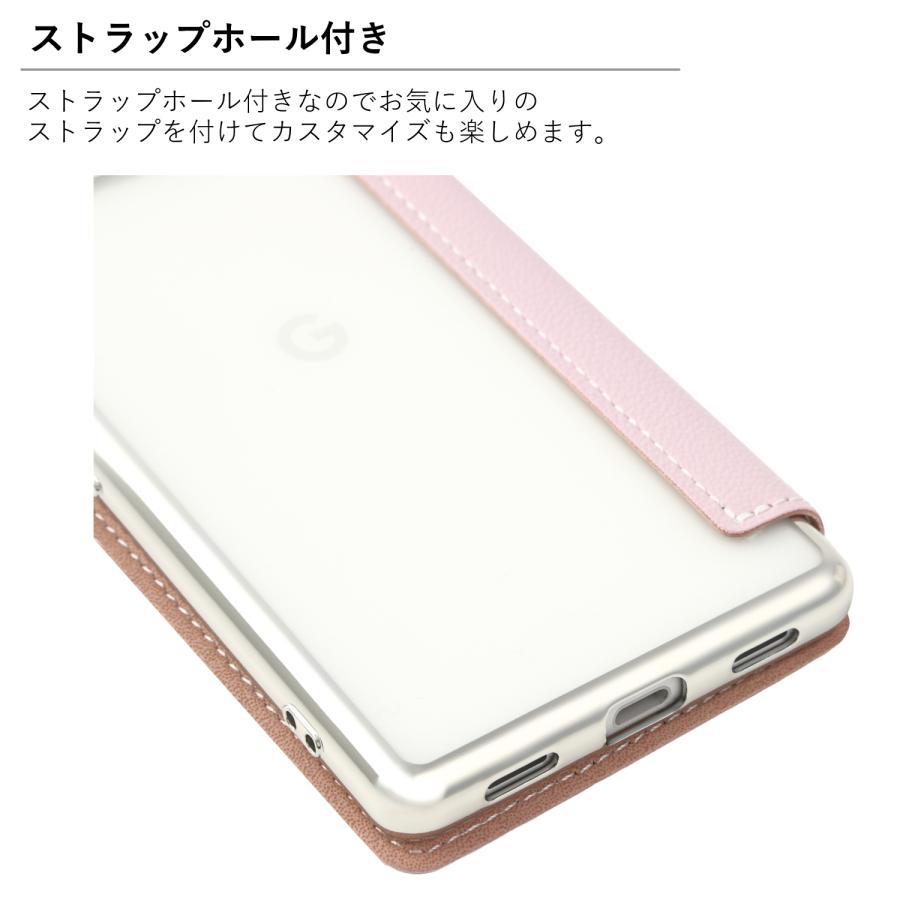 カメラ&液晶ガラスフィルム付き 手帳型ケース Google Pixel7a ケース