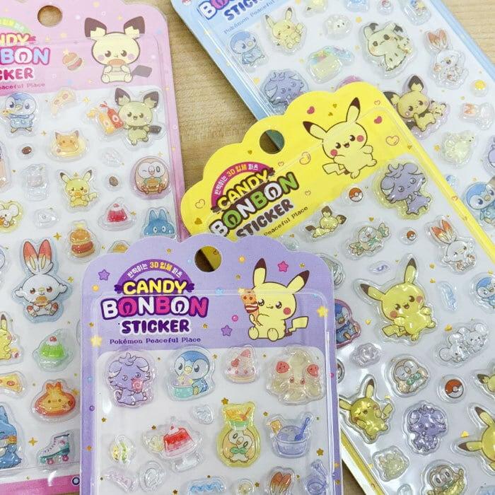 値引相談下さい ポケモン CANDY BONBON STICKER シールセット ポケモン CANDY BONBON STICKER 韓国 正規品 ポケピース