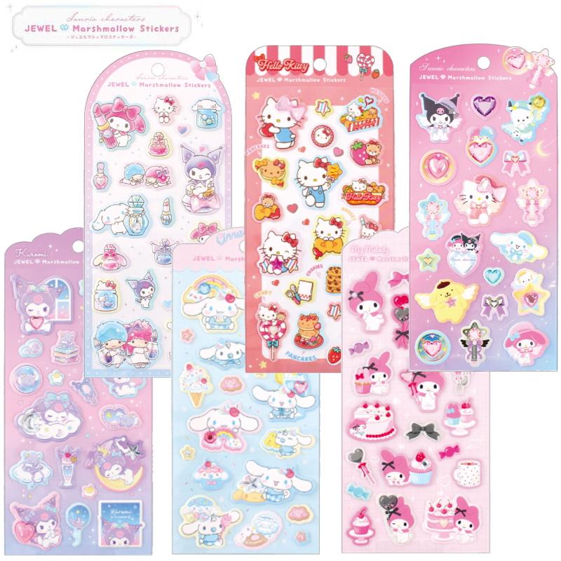 【国内正規品】サンリオ　マシュマロ　ウォーター　キラキラジュエル　シール　セット sanrio（サンリオ） 【4月販売予定】サンリオキャラクターズ「ジュエル