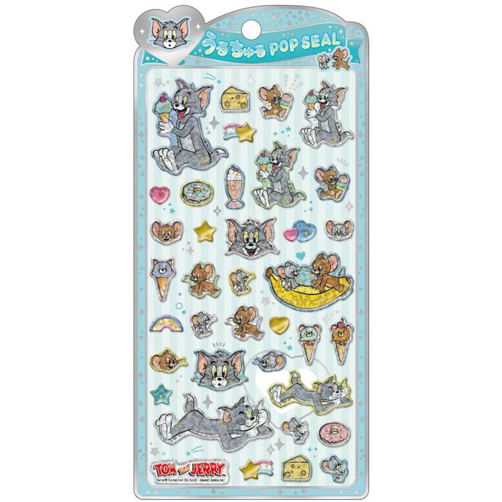CRUX（クラックス） トムとジェリー うるちゅるポップシール 正規品