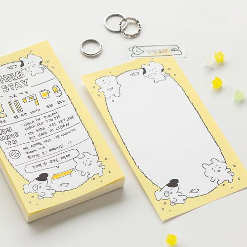 普通サイズ　メモ帳　テテ①　　韓国製作者 BTS オール メモ帳小 1冊50枚 韓国製作者 さま グッズ - メルカリ