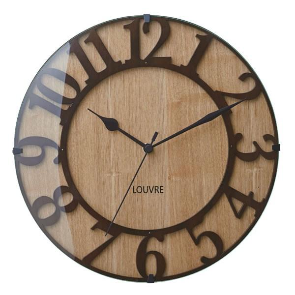 電波時計 Musee wood ミュゼ・ウッド CL-8333 INTERFORM インター