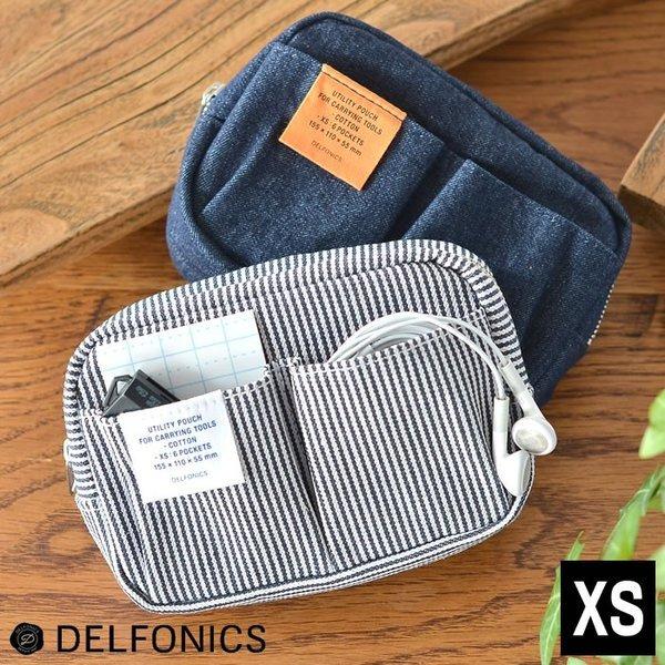 バッグインバッグ インナーキャリング デニム Xs キャンバス ポーチ Delfonics デルフォニックス 帆布 無地 メンズ レディース 小さめ おしゃれ 雑貨ショップドットコム 通販 Paypayモール