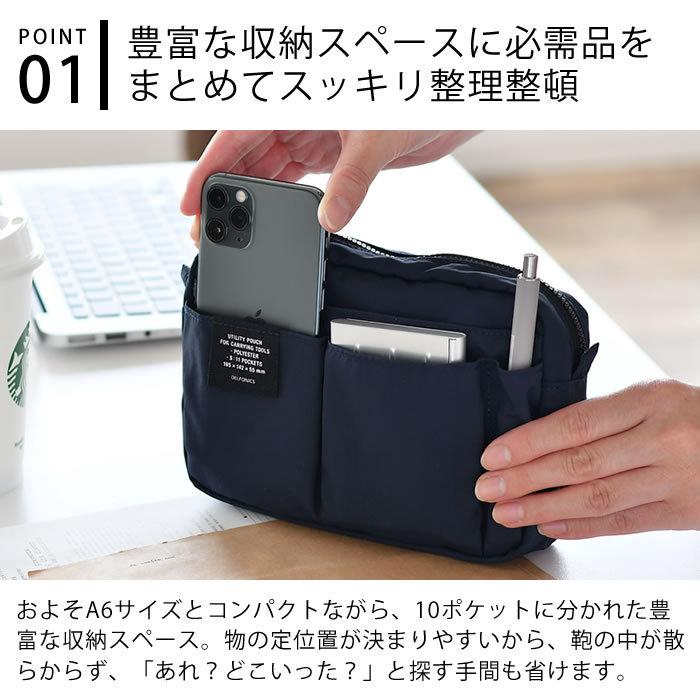 DELFONICS（デルフォニックス） バッグインバッグ 小さめ ミニ