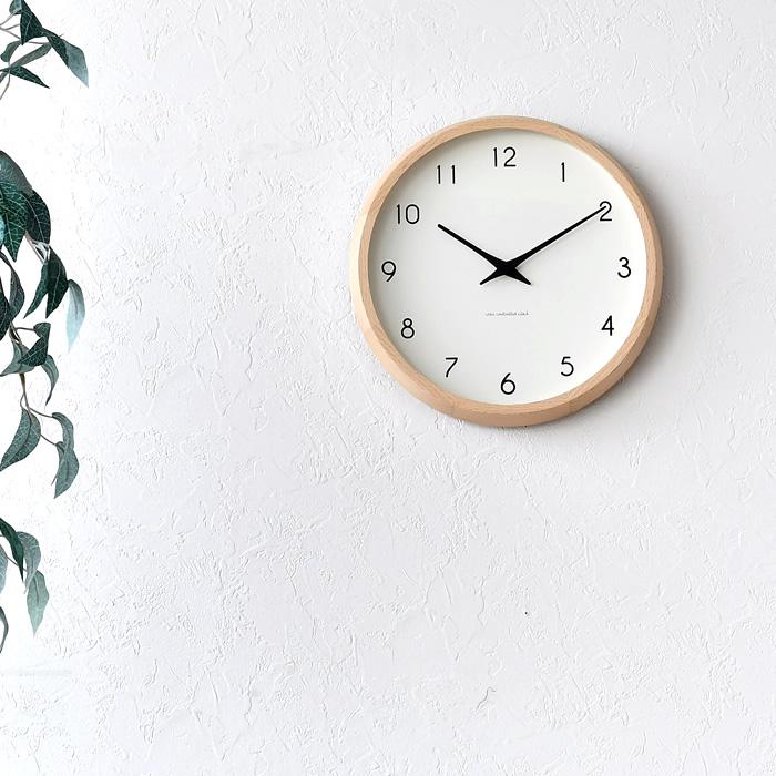 Lemnos（レムノス） 掛け時計 電波 電波時計 カンパーニュ おしゃれ