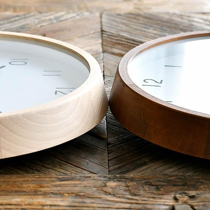 Lemnos 掛け時計 電波時計 温湿時計 レムノス カンパーニュ