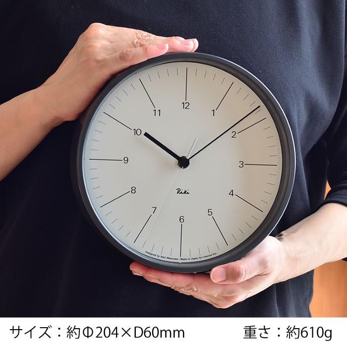 Lemnos（レムノス） タカタレムノス リキ スチールクロック 掛け時計