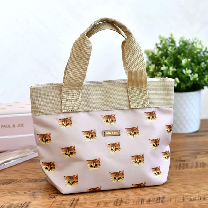 【専用】まぁるいトートバッグ＆大きめポーチ2種♡女の子と猫シリーズ PAUL&JOE（ポール＆ジョー） ランチバッグ おしゃれ ランチトート