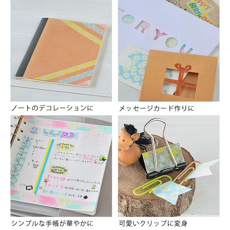 MARK'S（マークス） 水性ペンで書けるマスキングテープ 小巻 15mm幅