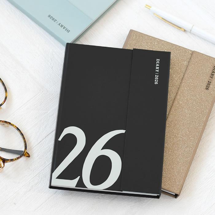 手帳 2026 マークス マグネット26 B6変型 ウィークリー・レフト