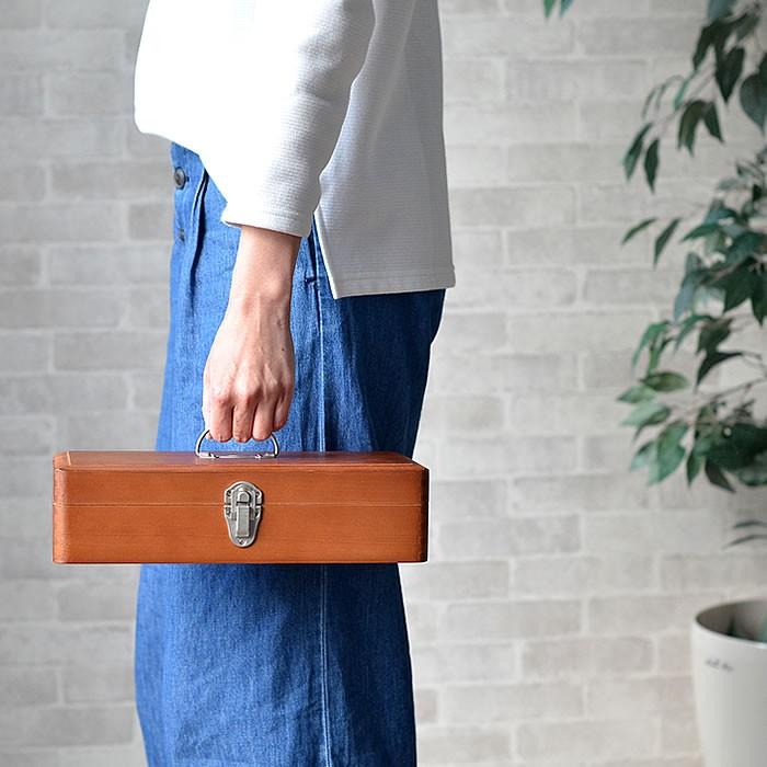 道具箱 収納 ツガのお道具箱 木製 収納ケース おしゃれ かわいい