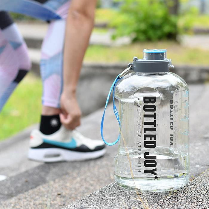 ボトル ボトルドジョイ 水筒 2.5L 直飲み ワンタッチ BPAフリー トライタン BOTTLED JOY 専用ブラシ付 148148