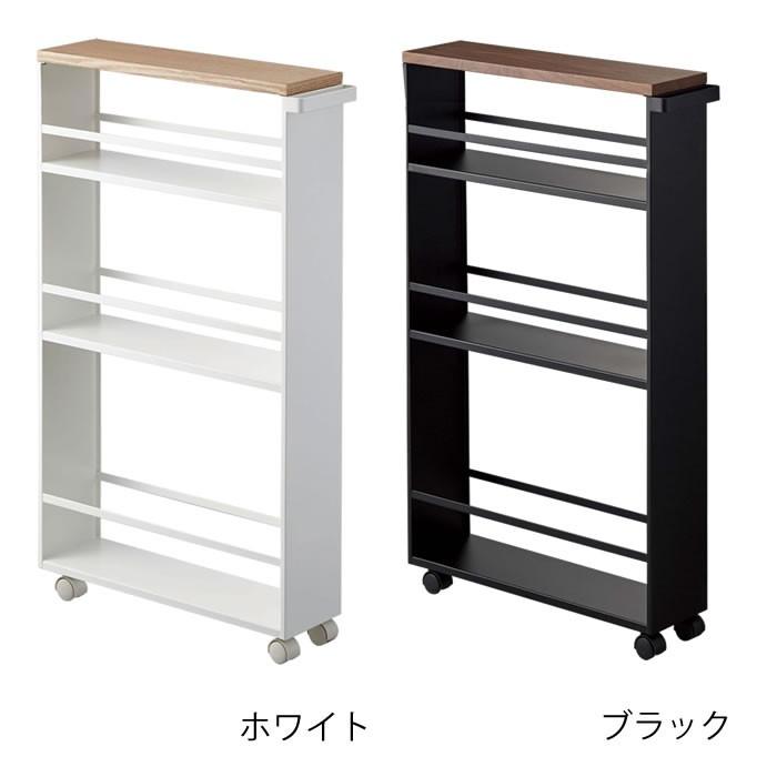 山崎実業 ハンドル付きスリムワゴン タワー tower 隙間収納 13cm 山崎実業 ハンドル付きスリムワゴン タワー tower 隙間収納 13cm