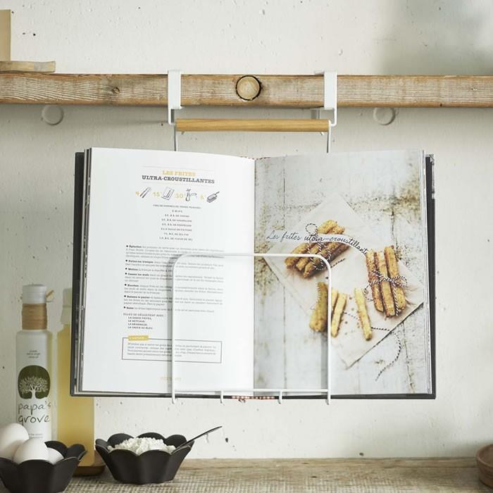 戸棚下レシピホルダー トスカ tosca レシピスタンド タブレットスタンド キッチン おしゃれ 山崎実業 18618630189