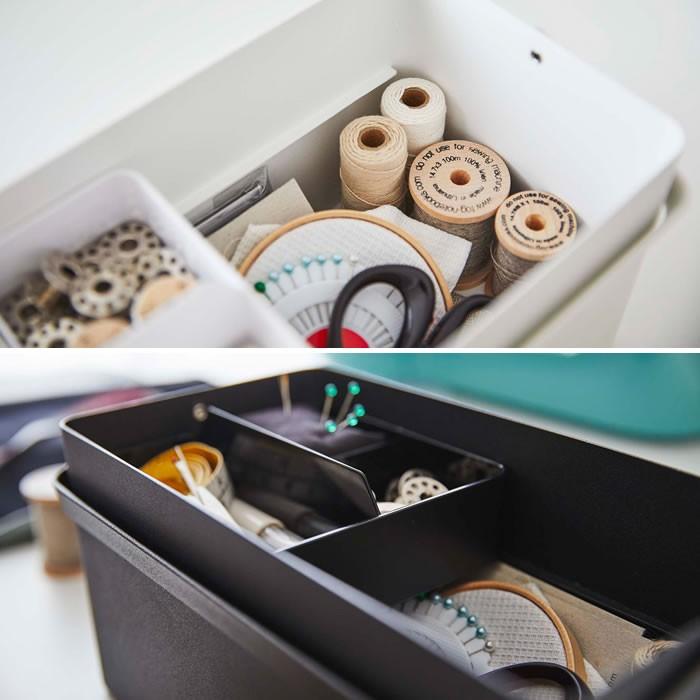 裁縫箱 タワー tower ソーイングボックス おしゃれ 大人 針山付き 裁縫