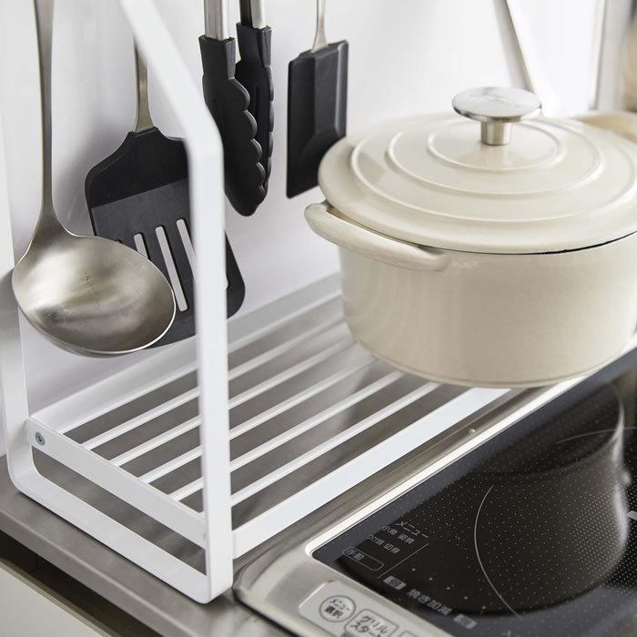 コンロ横のスペースに最適な3段ラック 幅53×奥行15×高さ51cm 耐荷重5㎏ コンロ横のスペースに最適な3段ラック 幅53×奥行15×