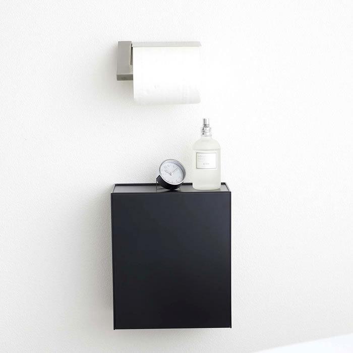 あさ様 トイレットペーパー入れ&ゴミ箱完成品 楽天市場】山崎実業 YAMAZAKI tower トイレポット トイレ ゴミ箱