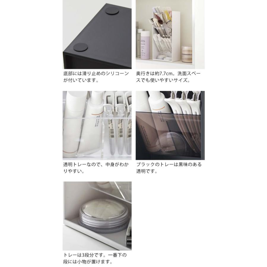 【s】コスメ4箱 楽天市場】【特典付】［ コスメ立体収納ケース タワー 4段