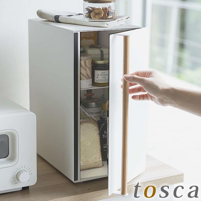 山崎実業 tosca ブレッドケース トスカ スリム 新品 ホワイト Amazon.co.jp: 山崎実業(Yamazaki) 【 完成品 】 ブレッドケース