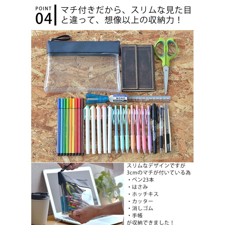 セキセイ ラポルタ クリアケース クリアクリア B6タイプ 透明 クリア