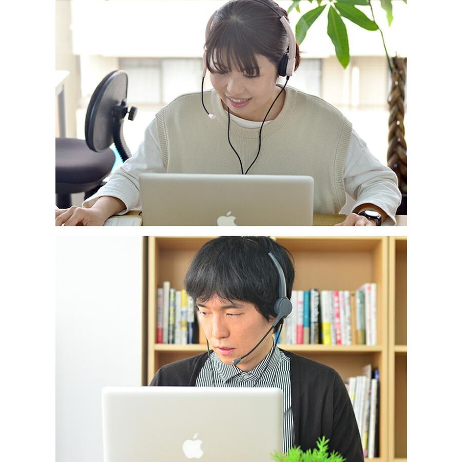 SONiC（ソニック） 快適 ヘッドセット usb 両耳 マイク付き ハンズ