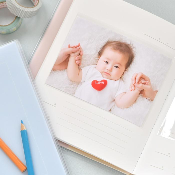 アルバム 手作り シンプルマタニティアルバム エコー写真 いろは出版  