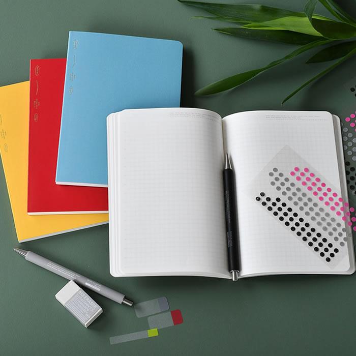 ニトムズ STALOGY ノート B6 方眼 1/2イヤーノート 192ページ 文具