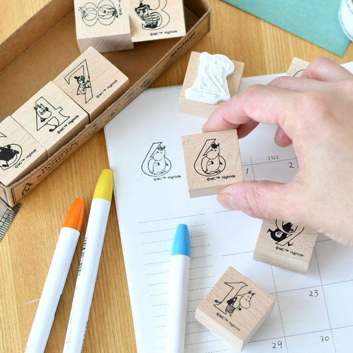 MOOMIN ムーミンスケジュールミニスタンプセットレトロ29個