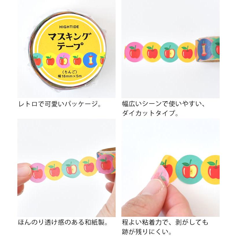 マスキングテープ レトロガール アンティーク レトロ 太幅 ワイド