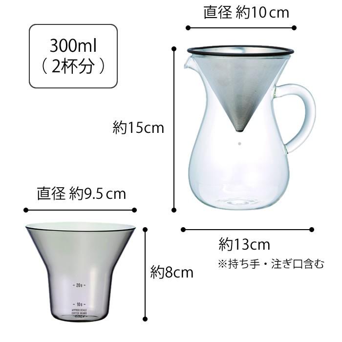 KINTO（キントー） コーヒーカラフェセット KINTO 300ml ステンレス
