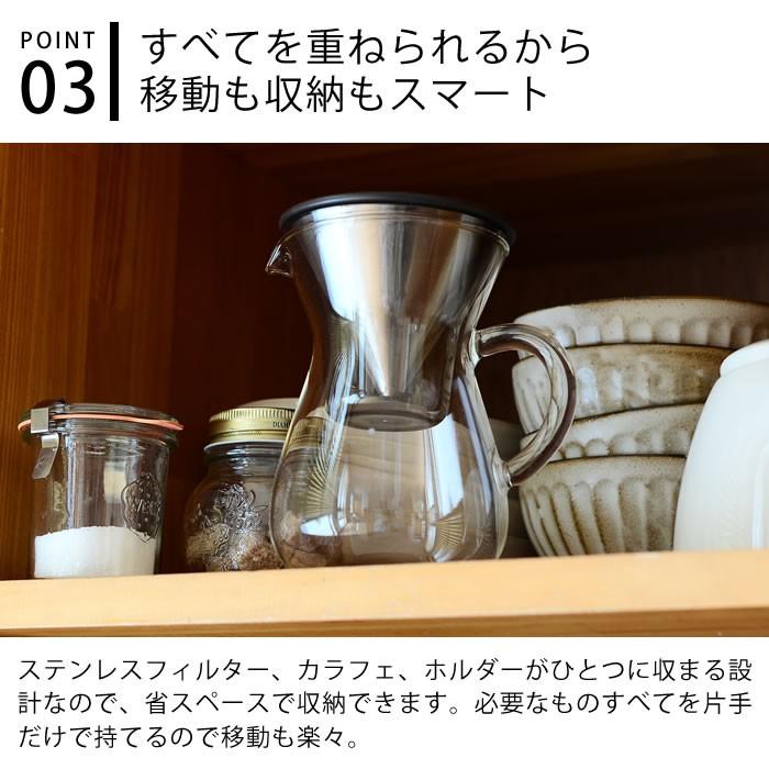 KINTO（キントー） コーヒーカラフェセット KINTO 300ml ステンレス